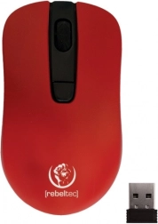 Wireless Optical Mouse Rebeltec Star Red