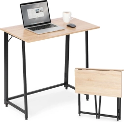 Folding writing desk 80 × 45 cm in loft style MODERNHOME