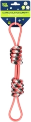 Trik & Roll rubber tug toy for dogs – red