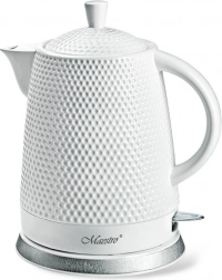 Maestro Ceramic Electric Kettle 1.5l White