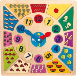 Insert educational puzzle – learn the clock small foot