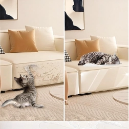 Transparente Schutzfolie gegen Kratzer für Möbel und Türen 45 × 15 cm, 5 Stk.