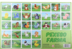 Memory Game Farm – Cartoon Animals