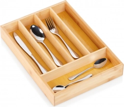 Bambus-Besteckkasten für Schubladen 25 × 35 cm