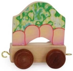 Small Foot Alphabet-Waggon – Drachenkörper