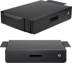 Untertisch-Schublade MACLEAN MC-461 mit Schloss, Organizer, 5 kg, schwarz