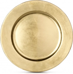 Goldener Teller-Untersetzer 33 cm