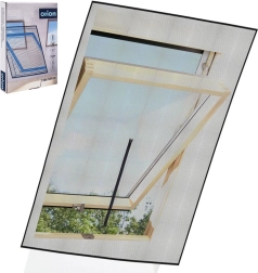 Black skylight window insect screen 140 × 120 cm