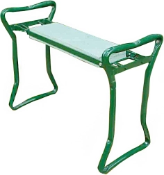 Genouillère et siège de jardin en métal 59 × 27,5 × 49 cm