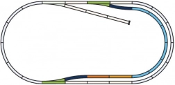 Piko C-Gleis-Set für parallele H0-Strecke