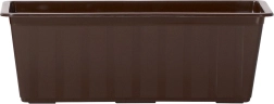 Kunststoff-Balkonkasten 80 cm braun