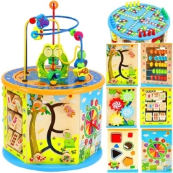 Wooden Educational Cube 8-in-1