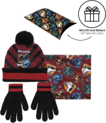 Winterset Harry Potter – Mütze, Schlauchschal und Handschuhe für Kinder