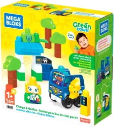 Jeu de construction MEGA BLOKS Green Town Bus éco