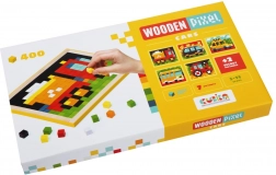 CUBIKA 14903 Pixel IV Cars - wooden mosaic 400 tiles and 7 templates