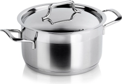 Stainless steel pot with lid ANETT 16 cm, 1.9 l
