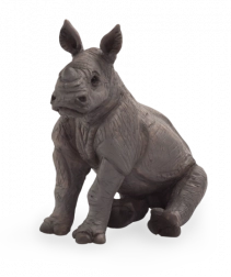 Mojo rhinocéros bébé assis