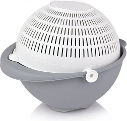 Drehbarer Küchen-Sieb mit Schüssel 25 cm