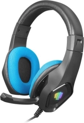 Gaming-Headset FURY Phantom mit RGB-Beleuchtung – schwarz‑blau