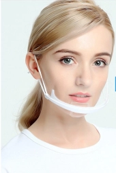 Mini transparent chin visor