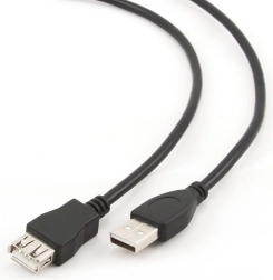 USB 2.0 Verlängerungskabel AM–AF 4,5 m schwarz