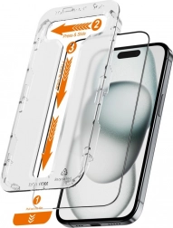 EasyShield 2-pack gehard glas voor iPhone 16 / iPhone 15