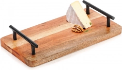 Wooden serving tray with handles 30 × 15.5 cm