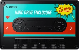 Orico Gehäuse für 2,5" HDD/SSD, USB 3.0 5 Gb/s, USB‑A auf Micro‑B, schwarz