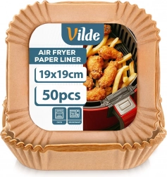 Paper liners for air fryer 19 × 19 cm, 50 pcs Vilde
