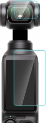 Gehärtetes Glas für das Objektiv und Displayschutz für DJI Osmo Pocket 3