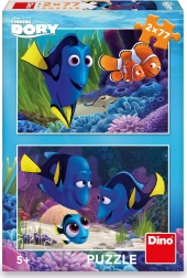 Puzzle Dino Le Monde de Dory 2×77 pièces