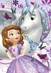 Dino Puzzle Sophie and the Unicorn 200 Pieces