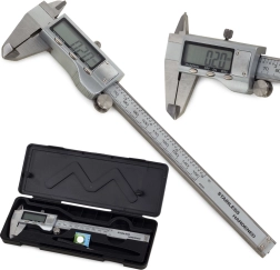 Digitaler Messschieber aus Edelstahl 150 mm mit LCD-Display