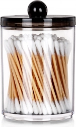 Acrylspender für Wattestäbchen und Kosmetikpads mit Deckel