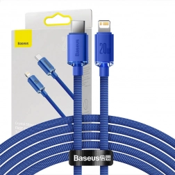 Baseus Crystal Shine Cable USB-C to Lightning 20W PD 2m Blue