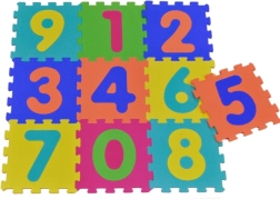Foam puzzle with numbers for children