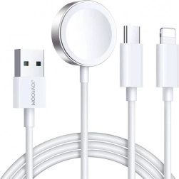 Magnetische oplaadkabel Jonroom voor Apple Watch, Lightning en USB‑C, 1,2 m