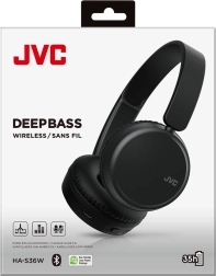 JVC kabellose On‑Ear‑Kopfhörer HA-S36W Schwarz
