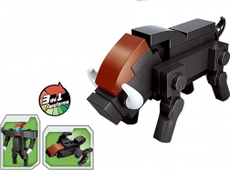 QMAN Bauset 3-in-1 – Wildschwein (27 Teile)