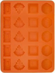 SILLINIE silicone cookie mold, brown