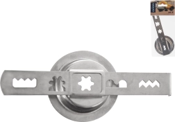 Embout en acier inoxydable pour biscuits sablés (type linzer), taille 8