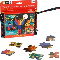 Double-Sided Superheroes Puzzle by Petit Collage