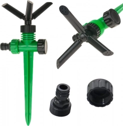 Rotations-/Impulsregner 360° mit 3 Armen und Erdspieß