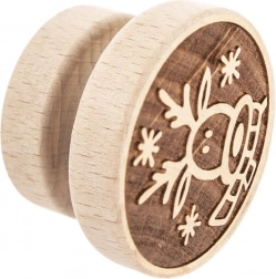 Houten koekjesstempel 5,5 cm – rendiermotief