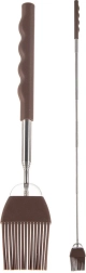 Uitschuifbare siliconen keukenkwast 21–67 cm