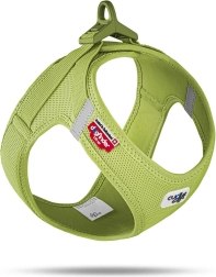 Curli Hundegeschirr mit Air-Mesh-Schnalle Lime 2XS (2–4 kg)