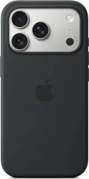 Silicone Case with MagSafe for iPhone 17 Pro – Black