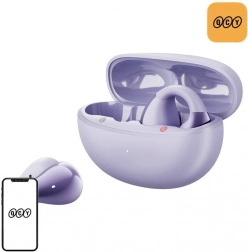 QCY Crossky Clip C30 wireless earbuds purple