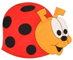 Midden houten decoratie Lieveheersbeestje