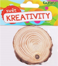 Holzscheibchen 6–7 × 0,5 cm, Set 2 Stk.